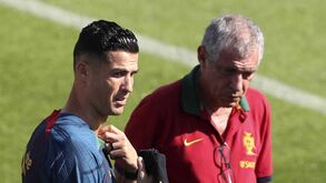Fernando Santos e a situação de Ronaldo no Man. United: «Houve um momento em que fiquei preocupado»
