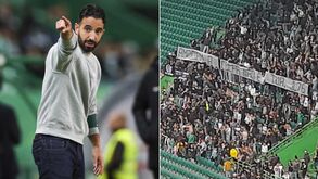 Rúben Amorim e a tarja da Juve Leo: «Agradeço o apoio mas importante é apoiar o Sporting»