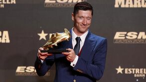 Lewandowski recebe Bota de Ouro e promete mais: «Acredito que o próximo ano vai ser muito bom»