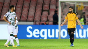 Falha na iluminação suspende temporariamente o Penafiel-Moreirense