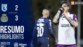 O resumo do B SAD-Boavista: cinco golos, casos e outros lances