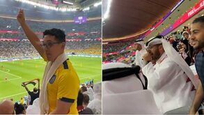 Adepto equatoriano fez gesto do dinheiro, qataris não gostaram e ambiente aqueceu nas bancadas