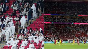 Começou em festa mas terminou com as bancadas 'despidas': as imagens do primeiro jogo do Qatar no Mundial'2022