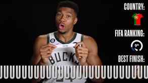 Giannis Antetokounmpo vai torcer por Portugal no Mundial: jogadores da NBA 'sortearam' seleções