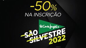 Oferta Black Friday a não perder: inscreva-se na São Silvestre El Corte Inglés com 50% de desconto