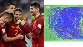 Goleada da Espanha atinge vários registos históricos: número de passes num jogo é só um deles