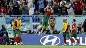 Cristiano Ronaldo marcou ao Gana com... Messi 'a ver'