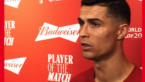 Cristiano Ronaldo e o prémio de homem do jogo: «Podia dar ao Félix, ao Bruno Fernandes, ao Danilo...»