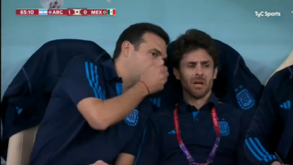 Grande golo de Messi deixou Aimar neste estado de emoção