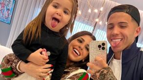 Mulher de Enzo Fernández vibra com golo ao México e declara-se ao jogador