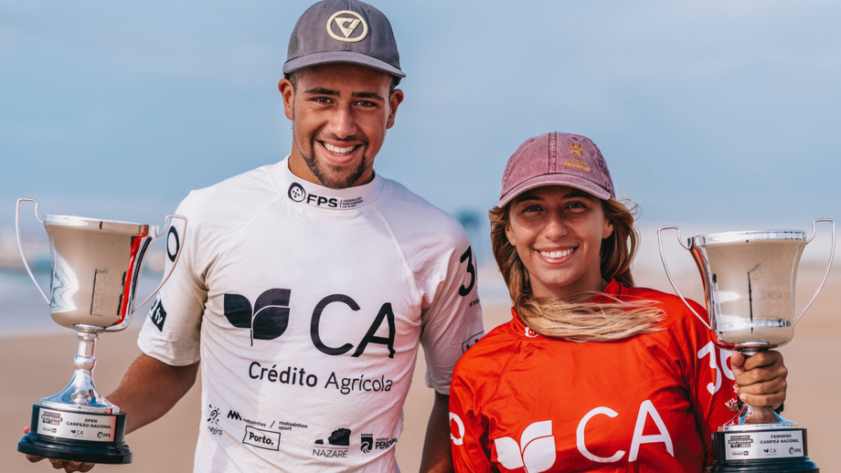 Joel Rodrigues e Filipa Broeiro sagraram-se campeões nacionais de bodyboard