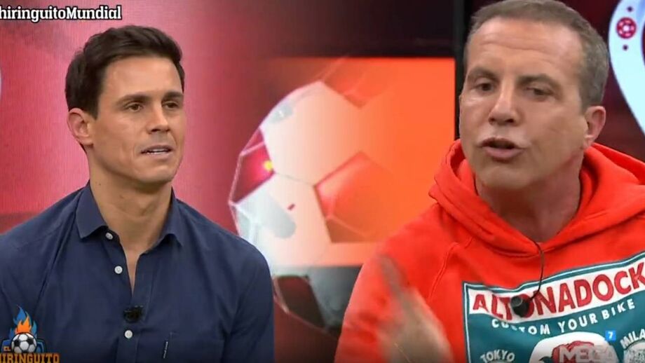 Edu Aguirre liderou o 'El Chiringuito' e a entrevista do português não foi tema de debate... até perto do final