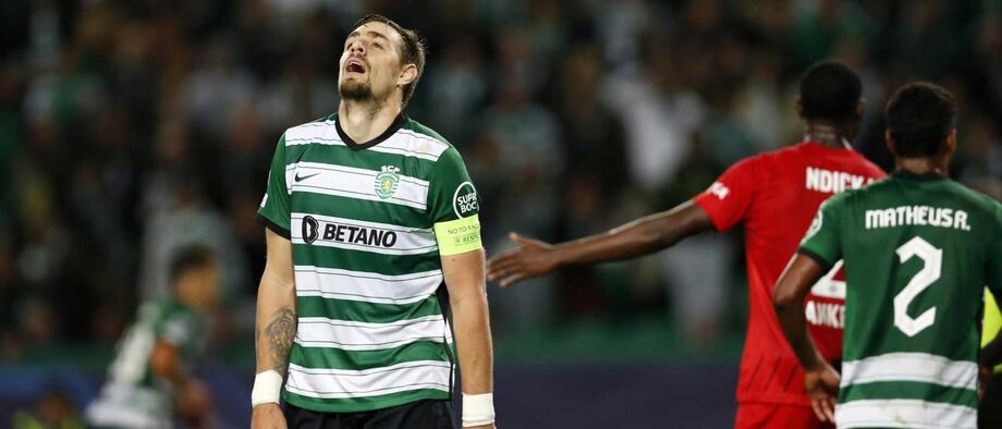 A crónica do Sporting-Eintracht Frankfurt, 1-2: leão assim assim do início ao fim