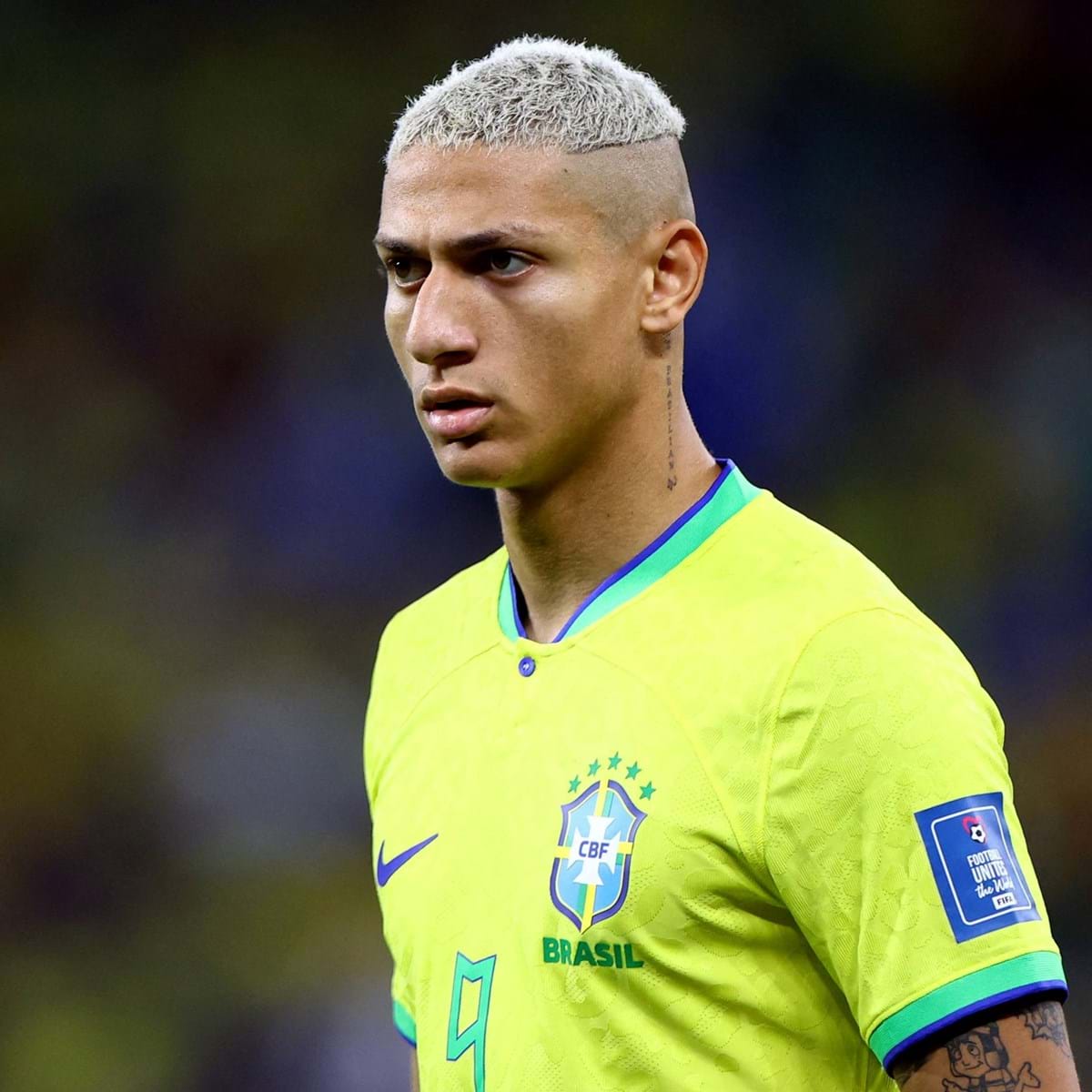 Richarlison mostra nova tatuagem com rosto de Neymar, Ronaldo e