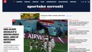 Sportske Novosti: 'A maior sensação do Mundial. A Croácia derrubou o Brasil, o herói Livi destruiu os sonhos de uma superpotência!'