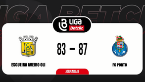 Liga Betclic: o resumo do Esgueira-FC Porto