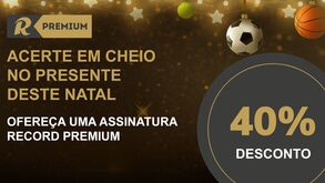 Record Premium: aproveite o desconto de 40% e ofereça uma assinatura este Natal!
