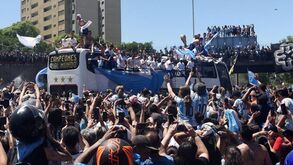 As incríveis imagens da festa argentina pelo título mundial