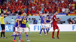 A festa do Japão pela qualificação para os 'oitavos' do Mundial'2022