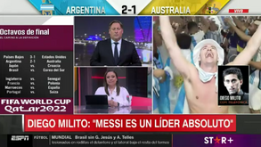 Diego Milito rendido a Enzo Fernández: «É uma enorme surpresa, está a fazer um Mundial extraordinário»