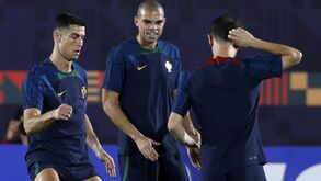 Ronaldo centra atenções no último treino da Seleção antes do jogo com a Suíça 