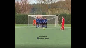 Quem sabe, não esquece: o golaço de Mathieu de livre na 2.ª divisão regional francesa