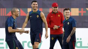 Boa disposição no último treino da Seleção antes do jogo com Marrocos