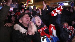 As incríveis imagens da festa croata nas ruas de Zagreb