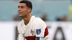 A primeira reação de Cristiano Ronaldo após a eliminação de Portugal do Mundial