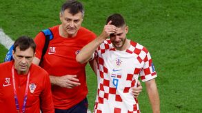 Kramaric lesionou-se no Croácia-Marrocos e saiu em lágrimas