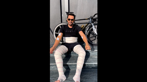 Alberto Contador em 'modo múmia': «Retiraram-me mais de 100 lipomas e fizeram-me mais de 70 cortes»