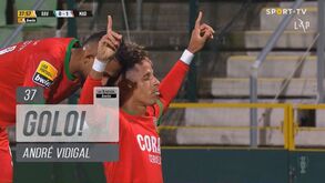 Vidigal abriu o marcador do Rio Ave-Marítimo com esta 'bomba' à entrada da área
