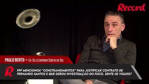 Paulo Bento condena FPF por usar rescisão como justificação para o contrato de Fernando Santos: «Não é ético»