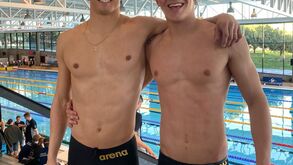Diogo Ribeiro e Miguel Nascimento estagiam no Rio Janeiro
