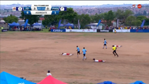 Insólito na África do Sul: jogadores atiram-se para o relvado e... permitem golo do adversário