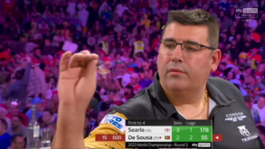 Dardos: José de Sousa nos 'oitavos' do Mundial pela primeira vez após nova reviravolta