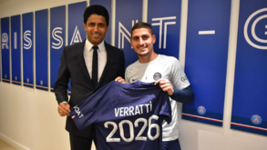 Paris Saint-Germain anuncia prorrogação do contrato de Marco Verratti até 2026
