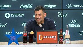 Sérgio Conceição: «Hoje o protagonismo tem de ir todo para o nosso presidente»