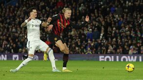 A crónica do Leeds-Manchester City, 1-3: Haaland impiedoso