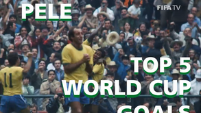 Os cinco melhores golos de Pelé em Mundiais