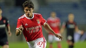 João Neves na comitiva para o jogo com o Sp. Braga