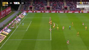 O golo de Abel Ruiz logo a abrir o Sp. Braga-Benfica