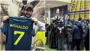 Adeptos do Al-Nassr já fazem fila para comprar a camisola de Cristiano Ronaldo