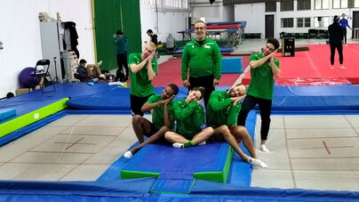 Portugal a subir na Ginástica de Trampolim: fez-se história em Sófia