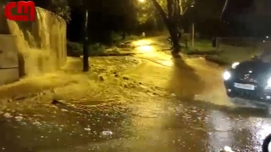 Chuva constante e intensa irá prolongar-se durante esta terça-feira