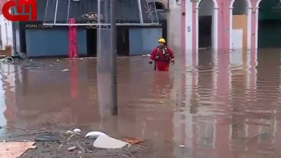Chuva forte durante a madrugada