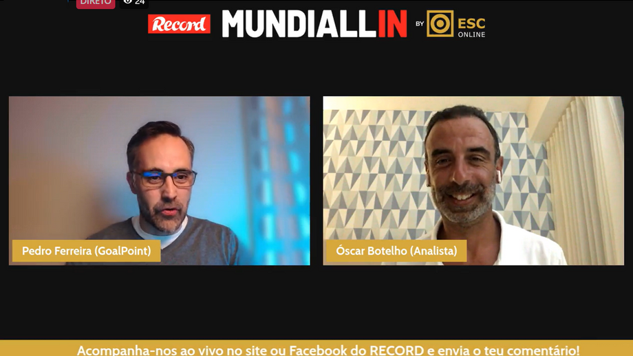 O diário do Mundial 2022 com análise, boa disposição e duelo de apostas. Com Pedro Ferreira (GoalPoint) e Óscar Botelho (analista). Powered by ESC Online.