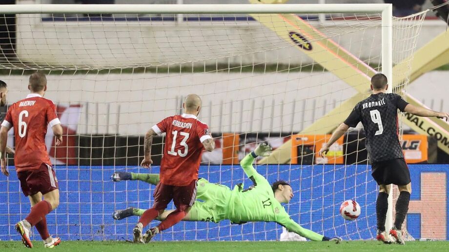 O último jogo da Rússia, há cerca de um ano, diante da Croácia