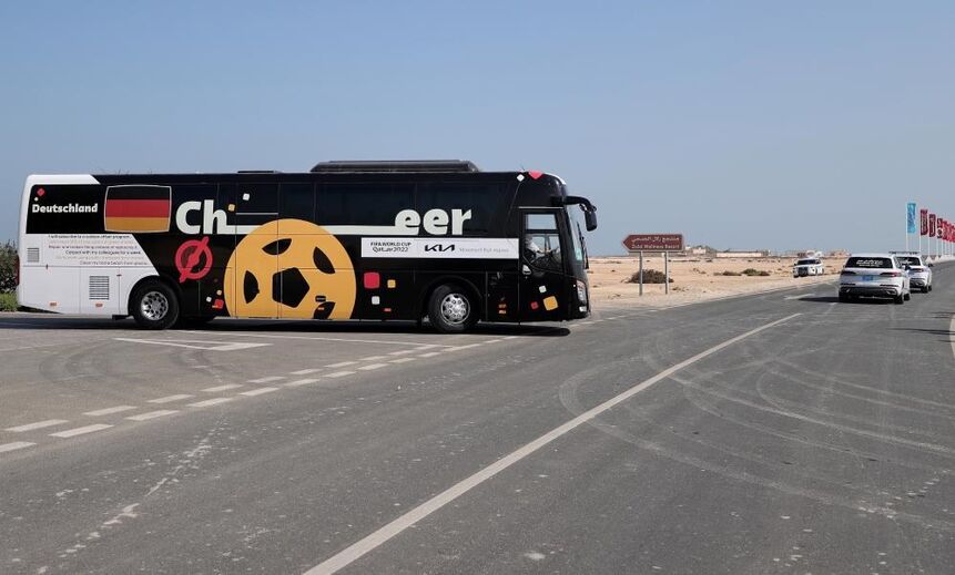 A Alemanha deixou o Qatar esta manhã