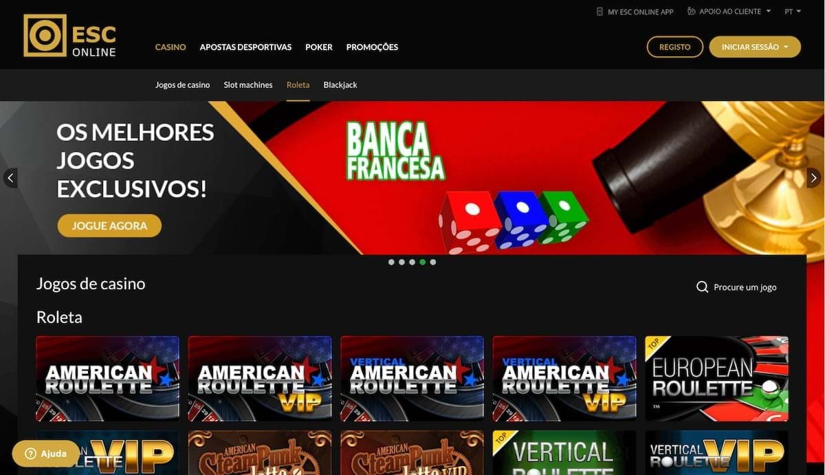 Apostas Online: Casinos em Portugal￼